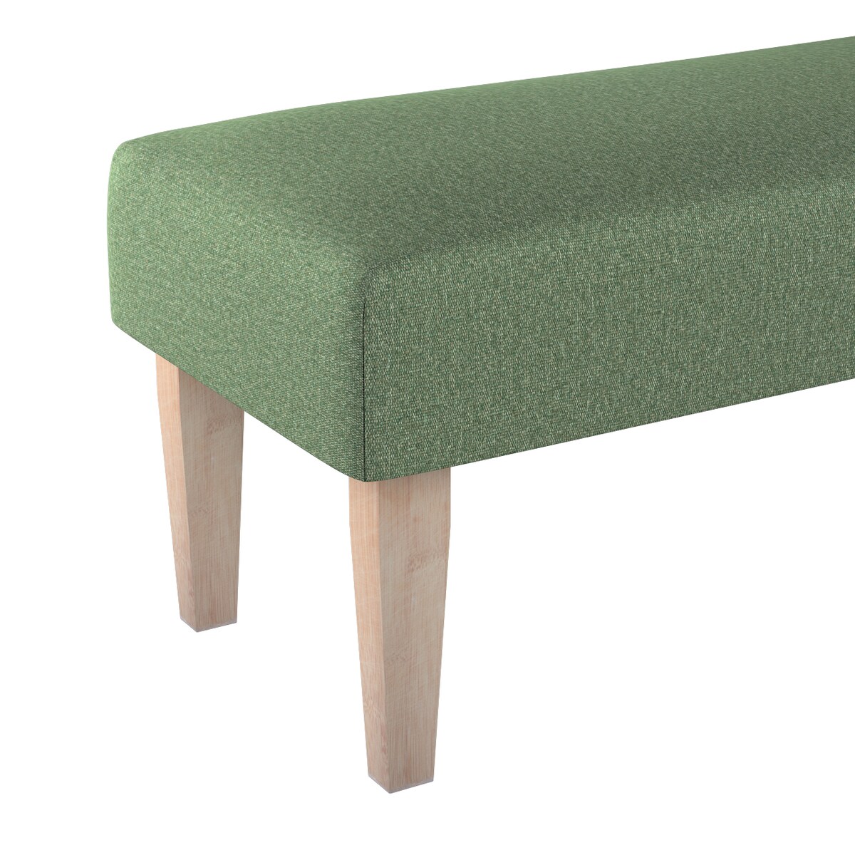 Ławka, zielony melanż, 100 x 40 x 40 cm, Amsterdam