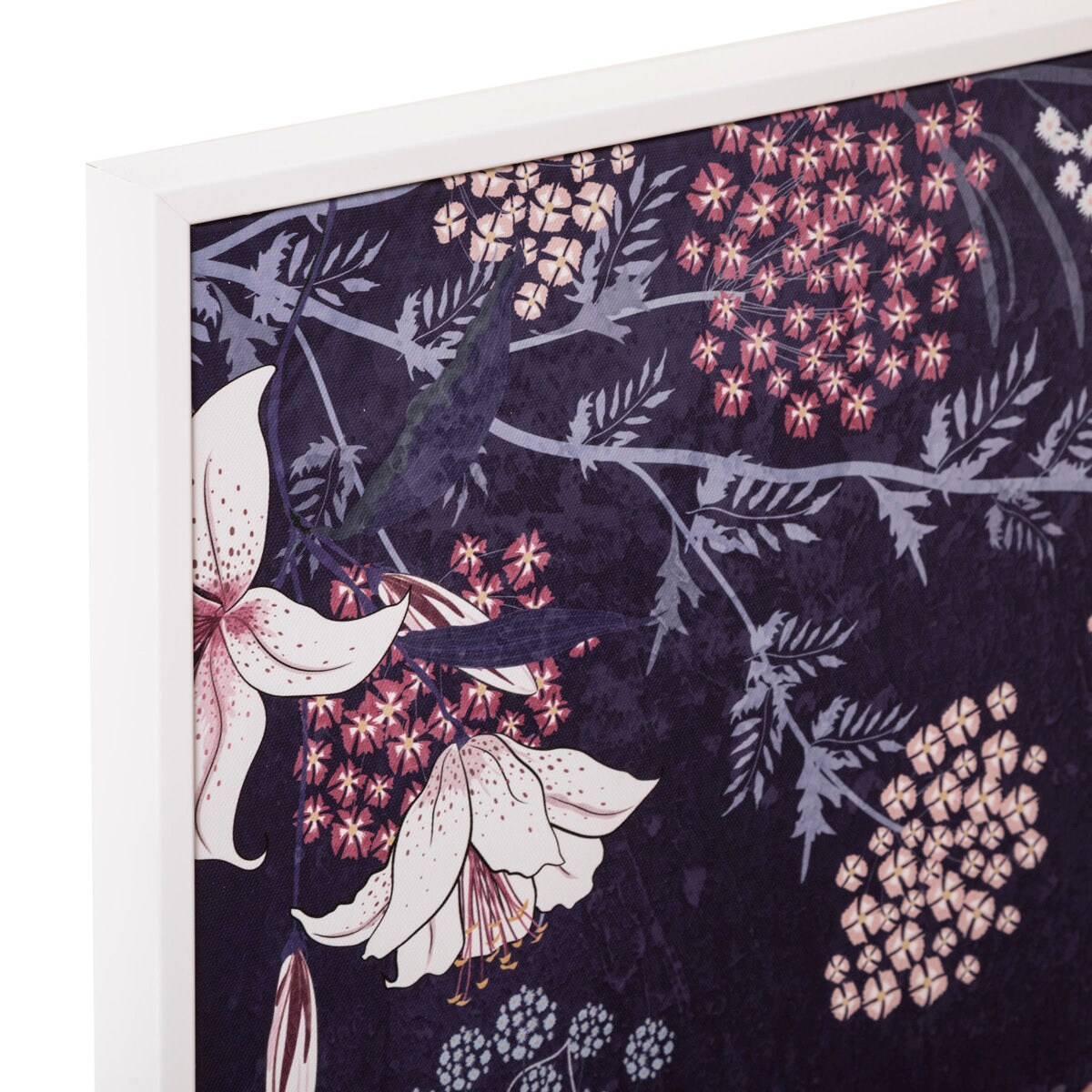 Plakat ścienny w ramie Nocne kwiaty, 60 x 90 cm