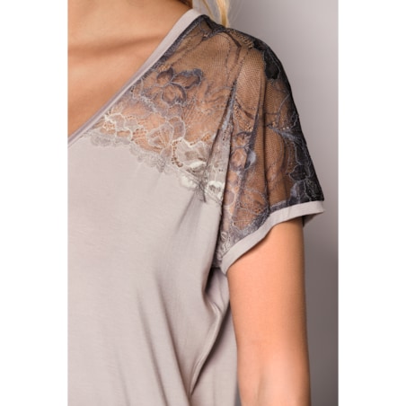 Piżama New York Srebrny, S