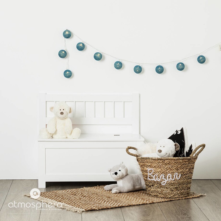 Ława do dziecięcego pokoju, skrzynia na zabawki, schowek z siedziskiem, 2w1