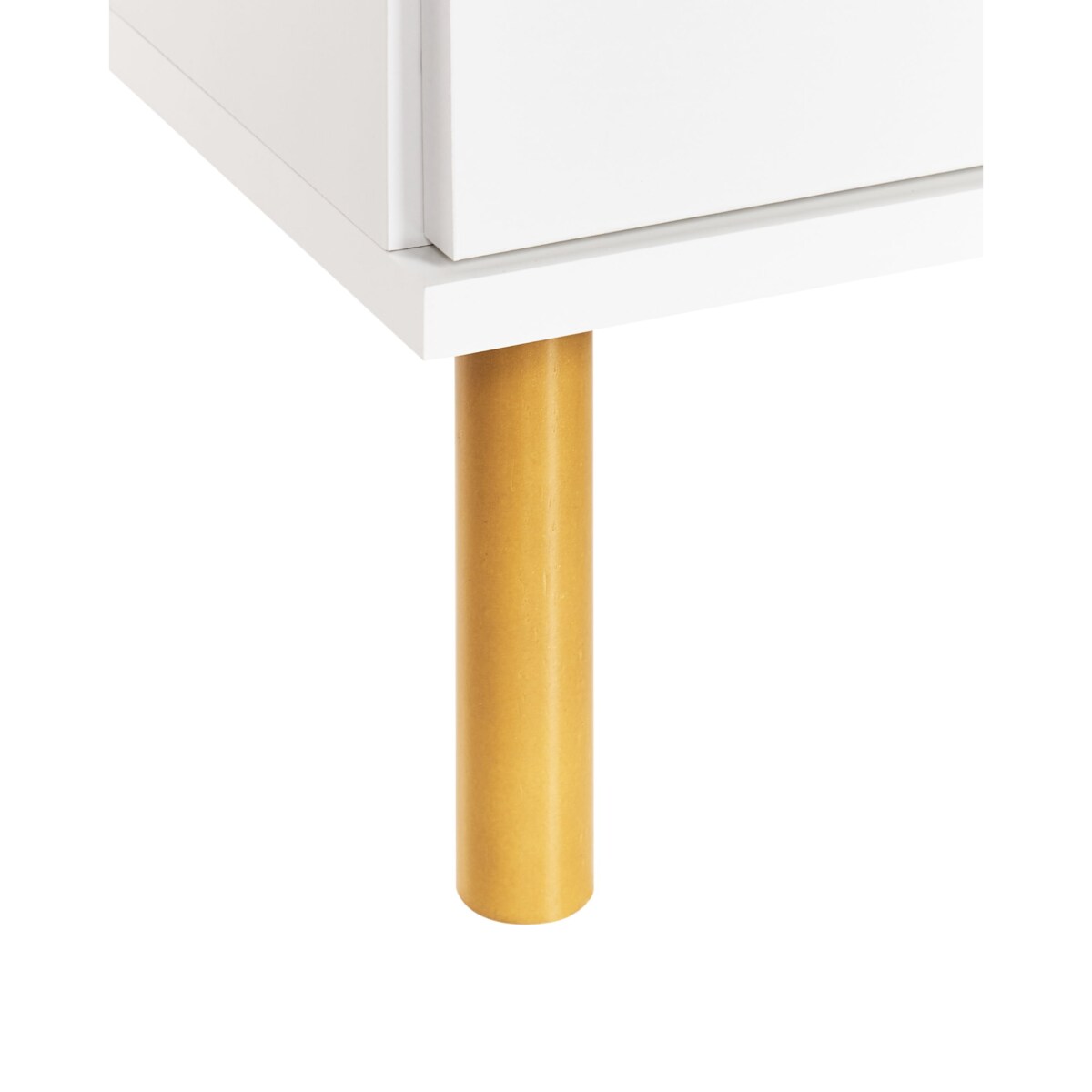 Szafka nocna 2 szuflady Biały WALPOLE