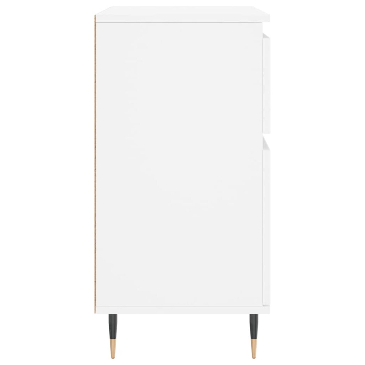 vidaXL Komoda, biała, 60x35x70 cm, materiał drewnopochodny