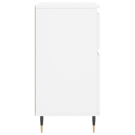 vidaXL Komoda, biała, 60x35x70 cm, materiał drewnopochodny