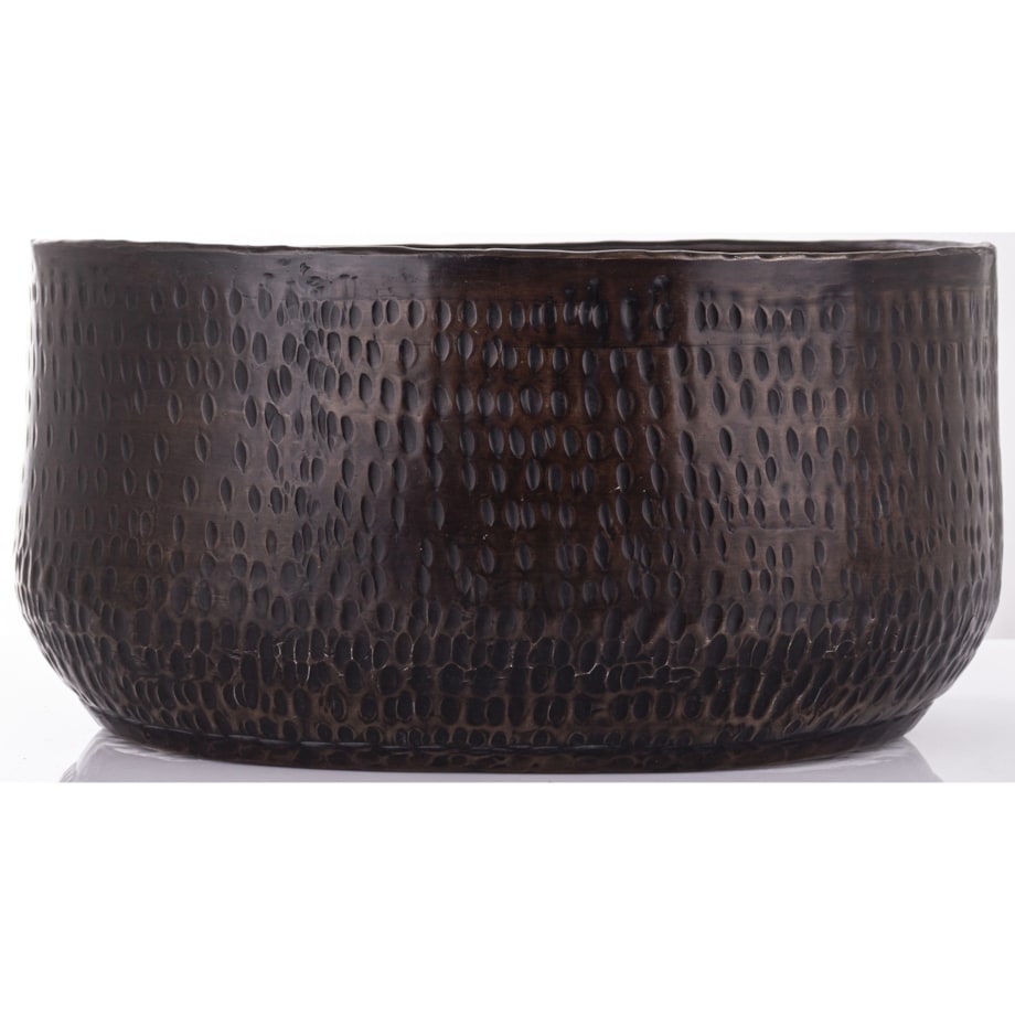 Osłonka metalowa 2 szt. 21x45x31 cm MERI złota i brązowa