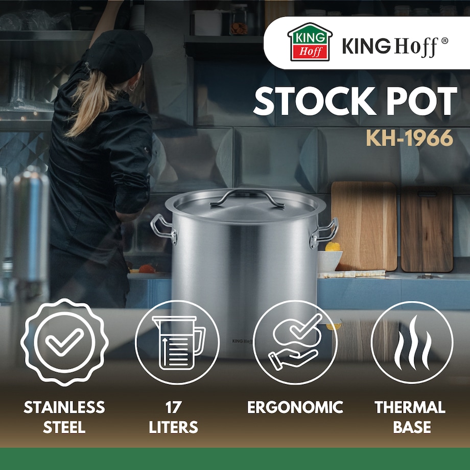 Kinghoff garnek gastronomiczny z pokrywą 50l KH1966