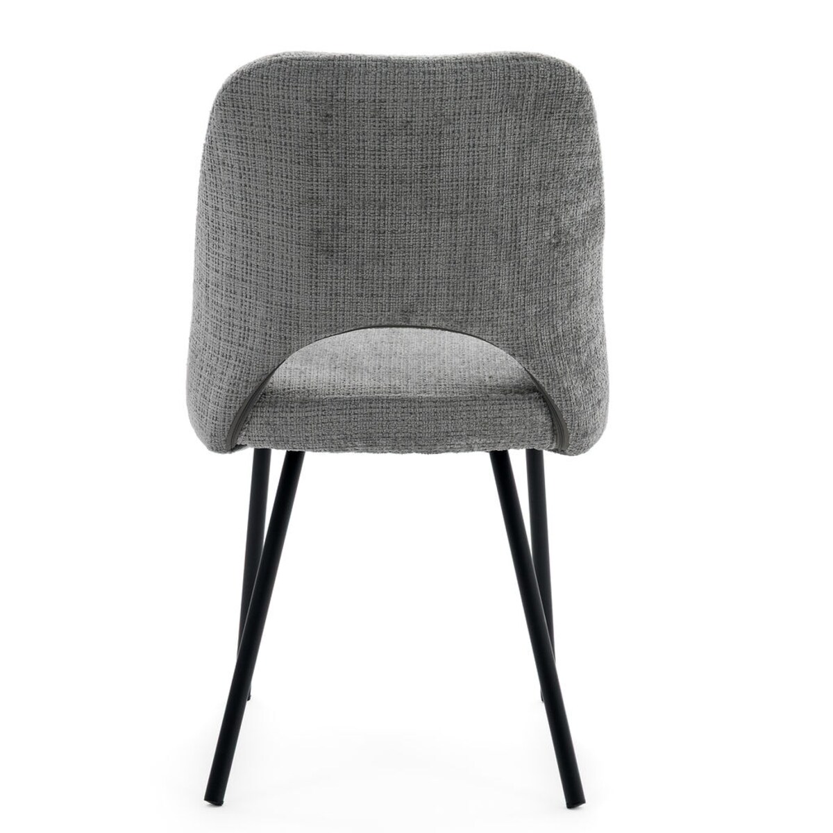 Krzesło tapicerowane MILO ciemny szary do salonu jadalni kuchni