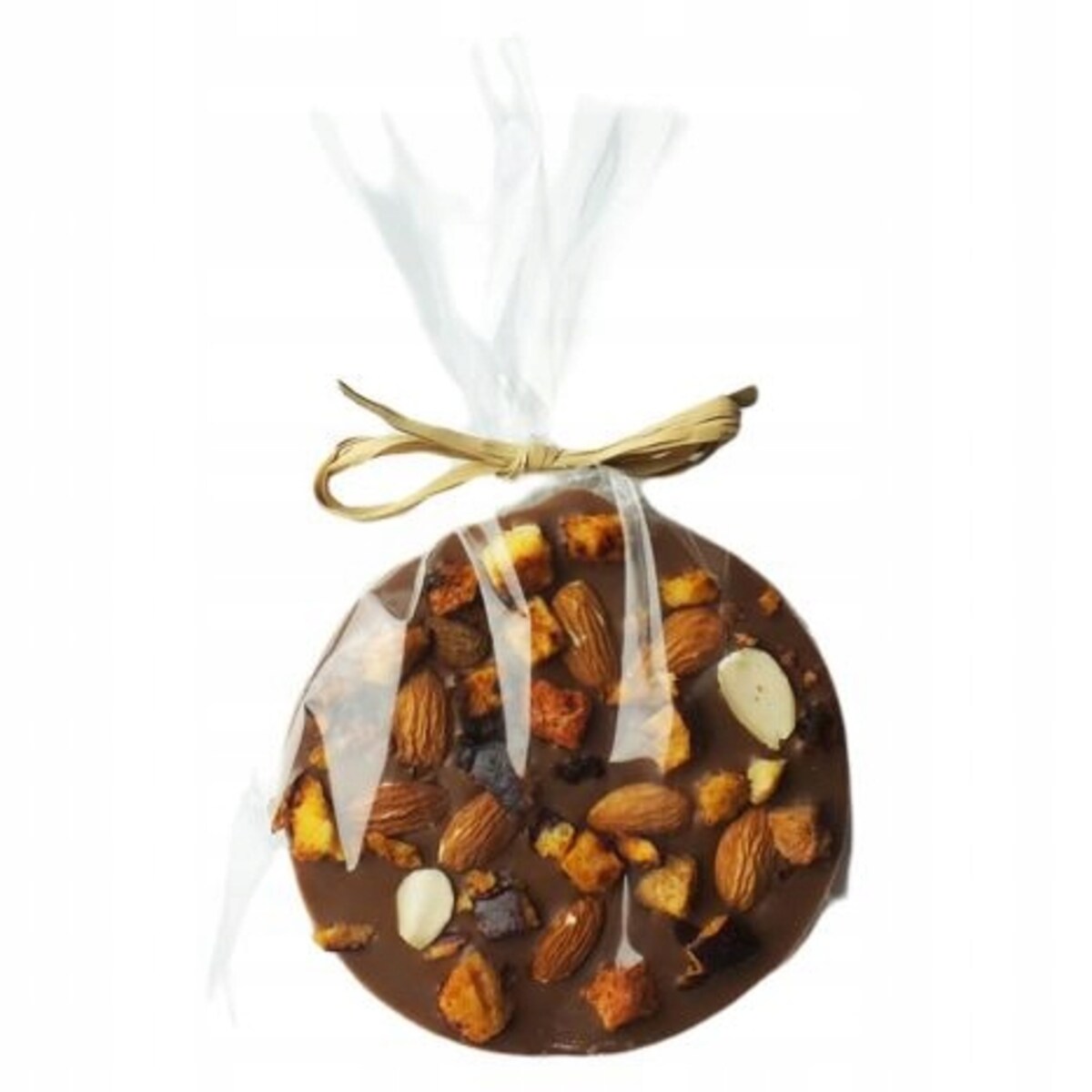 Medalion czekolada mleczna ze śliwką i migdałami upominek prezent podarunek