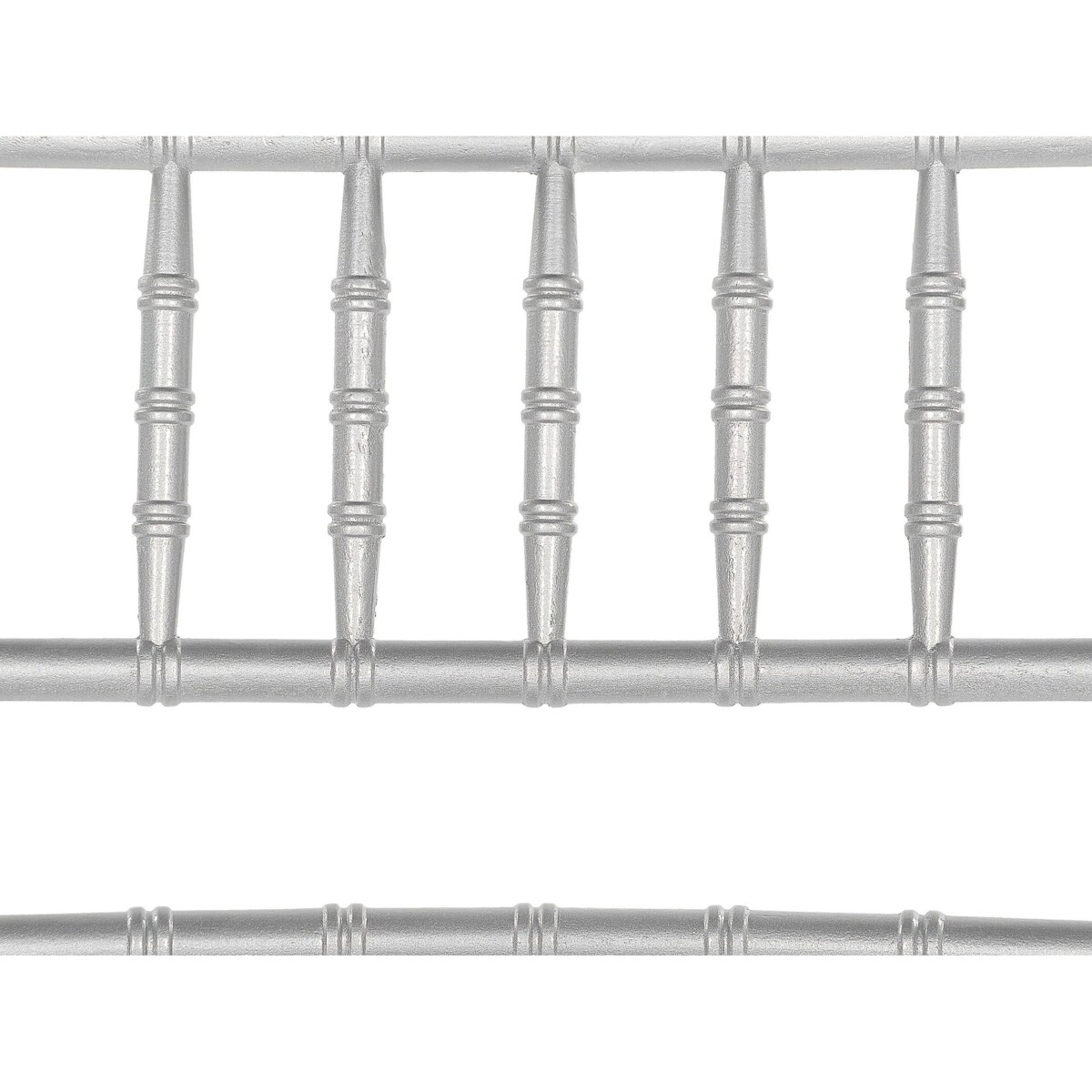 Zestaw 4 krzeseł drewniany srebrny MACHIAS