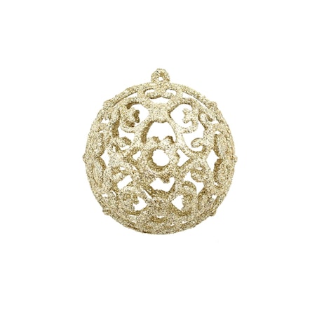 vidaXL Zestaw bombek, 100 elementów, 3/4/6 cm, złoty