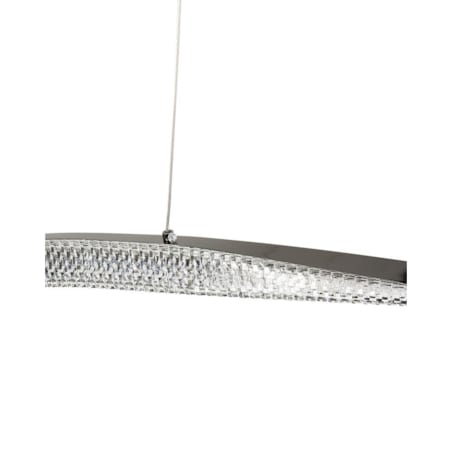 Lampa wisząca ANILLO 120 czarny chrom
