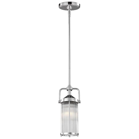 LAMPA sufitowa FE-PAULSON-MP Elstead FEISS metalowa OPRAWA plafon industrialny IP44 polerowany chrom przezroczysty
