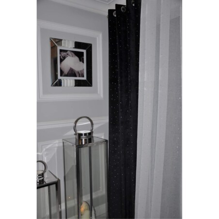 Zasłona welurowa Full Crystal 140x250 cm