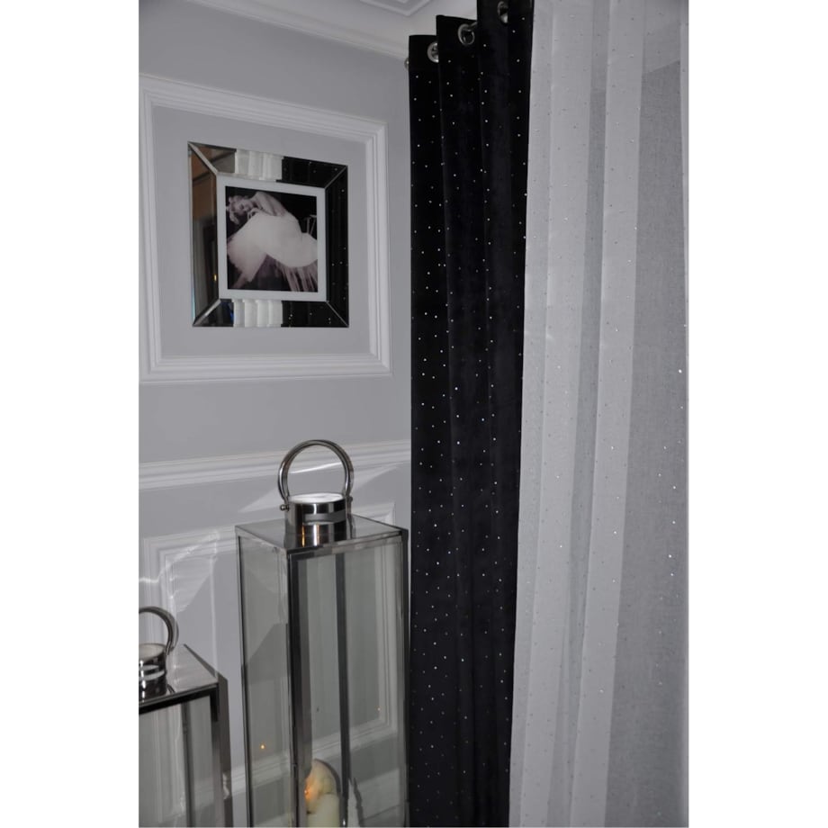 Zasłona welurowa Full Crystal 140x250 cm