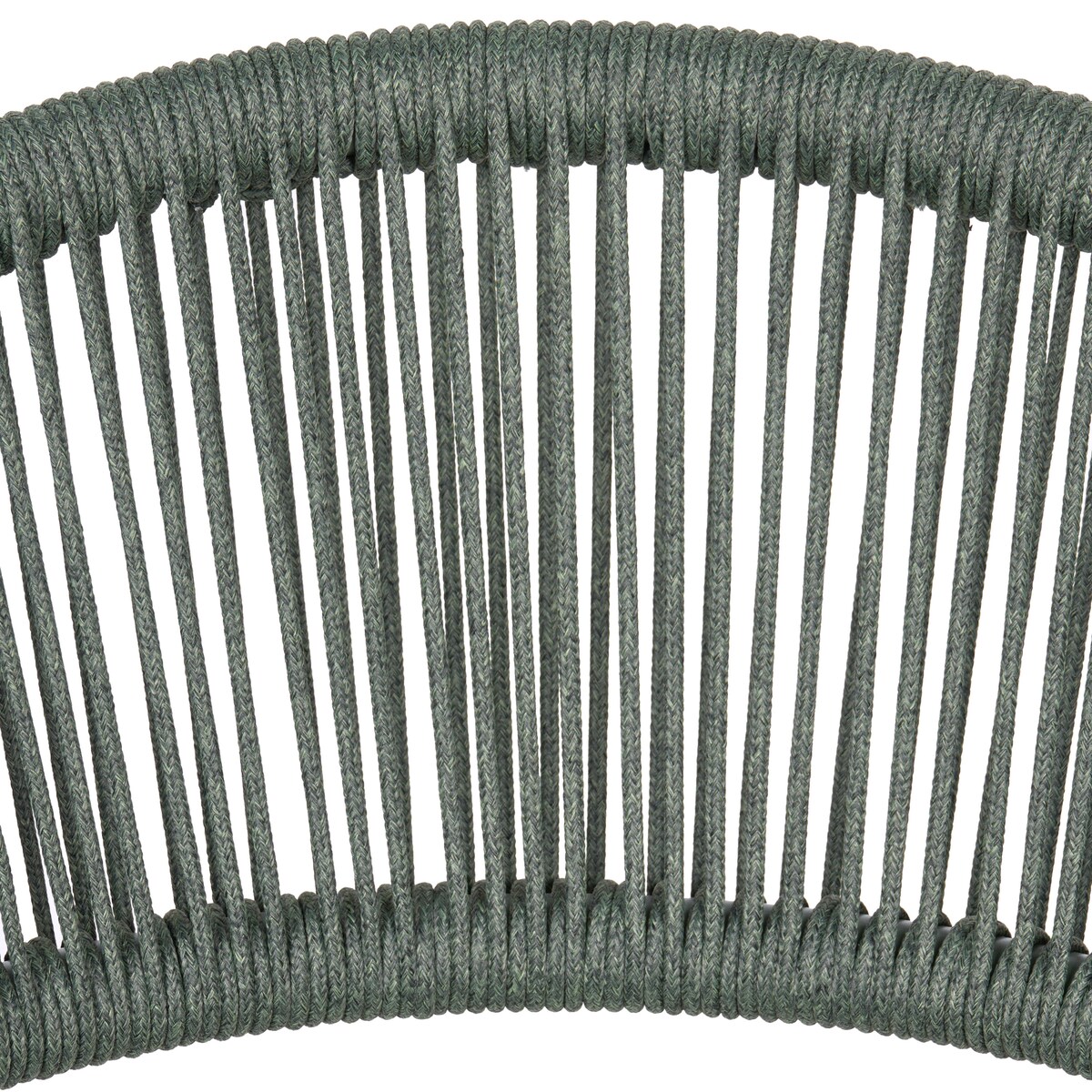 Zestaw 4 krzeseł ogrodowych z poduszkami ORMEA Metal Zielony