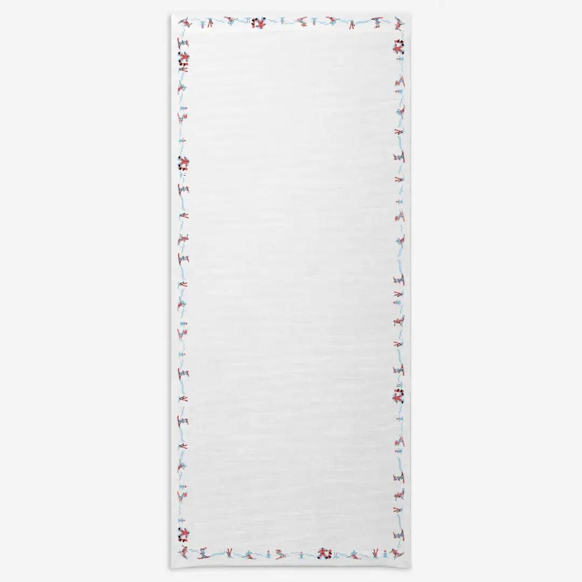 Obrus świąteczny - Narciarze 140x320 cm