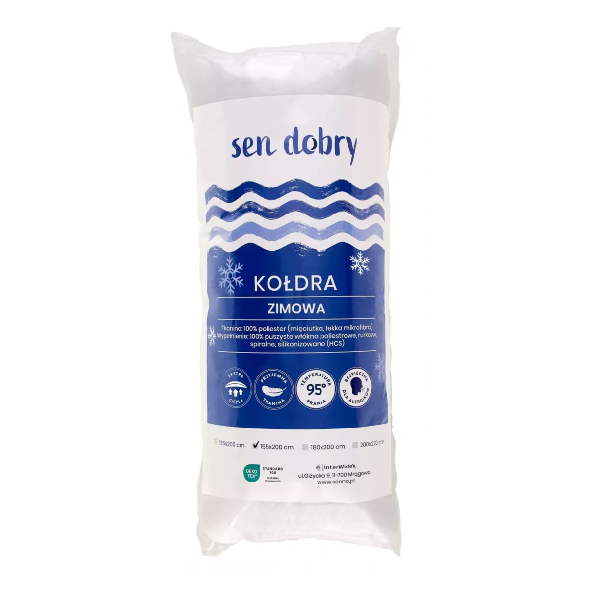 Kołdra zimowa 155x200 SEN DOBRY