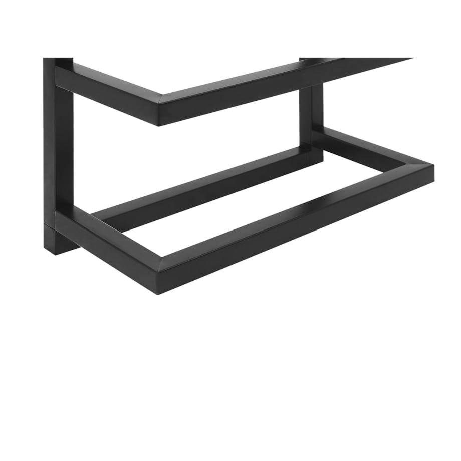 Wieszak na ręczniki 31 x 57 cm czarny CINTRA