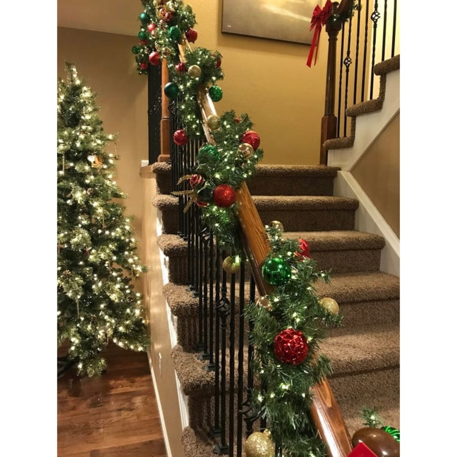 450 cm SZTUCZNA GIRLANDA NA DEKORACJE ZIELONA 20x