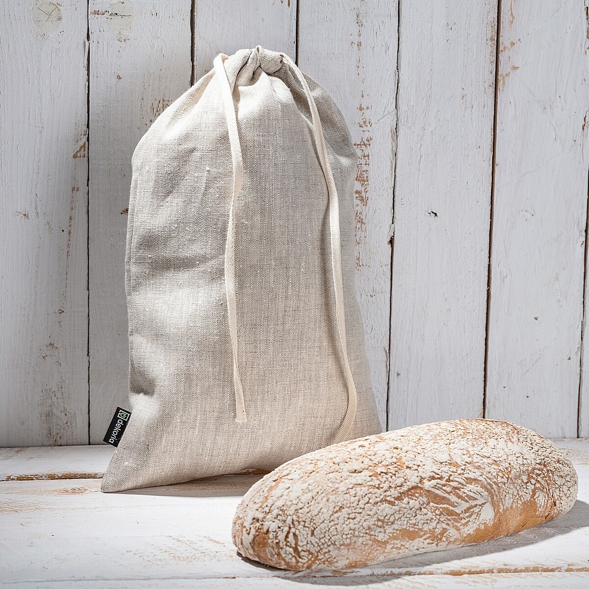 Worek kuchenny, naturalny len, 1szt., Linen