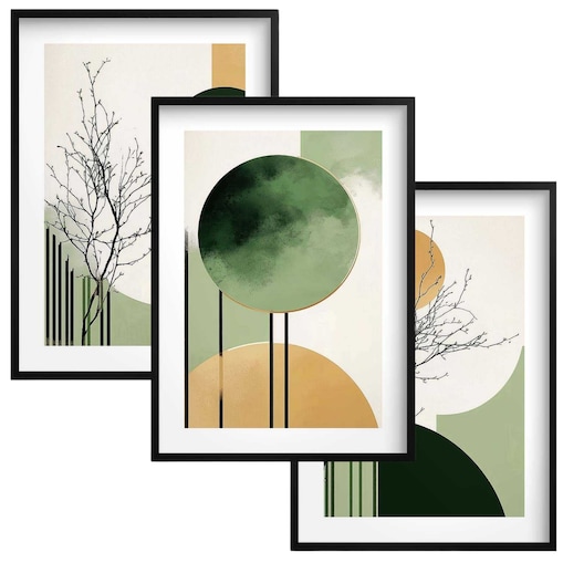 Plakaty na ścianę z ramkami Nowoczesne obrazy ścienne ozdoba do biura
