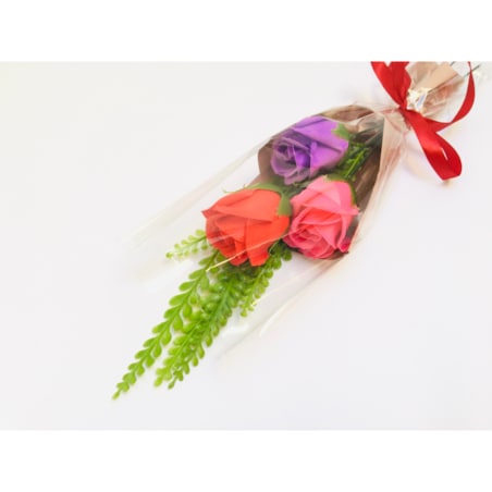 DZIEŃ KOBIET róża mydlana kwiaty na prezent bukiet upominek urodziny stroik