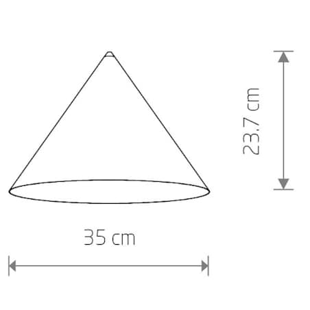 Trójkątny klosz Cameleon Zenith M 10196 Nowodvorski nowoczesny zielony