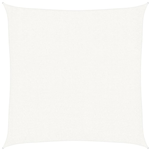 vidaXL Żagiel przeciwsłoneczny, 160 g/m², biały, 3x3 m, HDPE