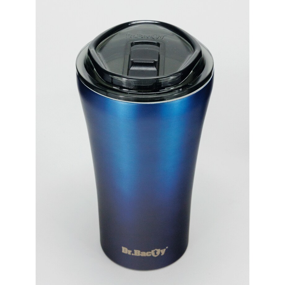 Kubek termiczny na kawę Dr.Bacty Apollo 2.0 - Oda do młodości - 360 ml - Monaco Blue