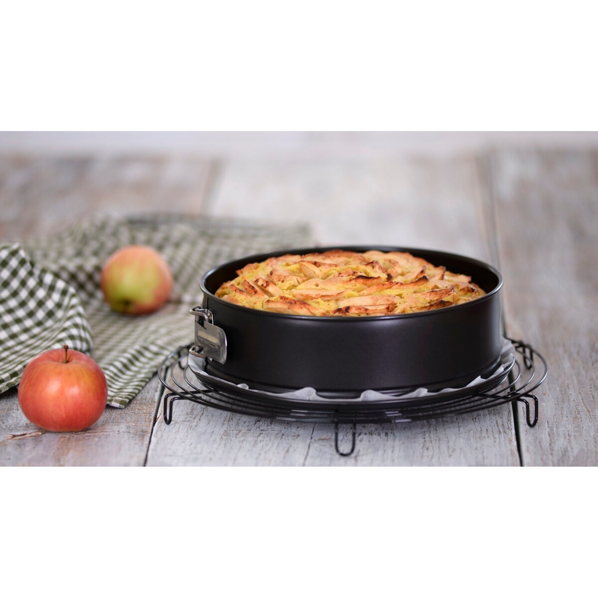 Okrągła forma do pieczenia ciasta z przykrywką