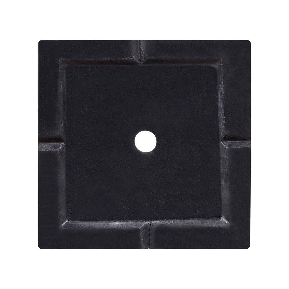 Doniczka 33 x 33 x 70 cm czarna DION