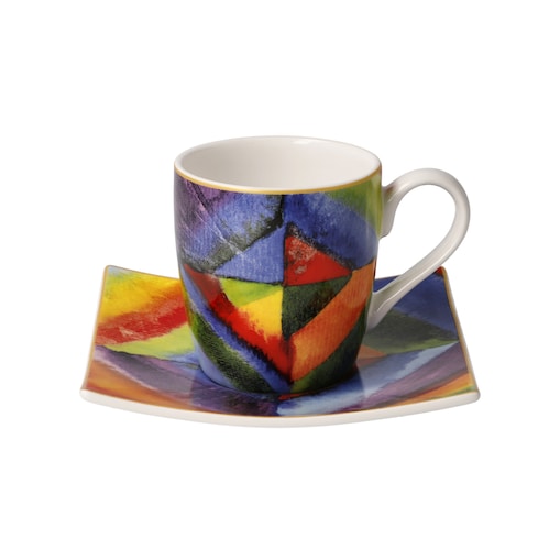W. Kandinsky - Colour Study - Filżanka espresso - Goebel