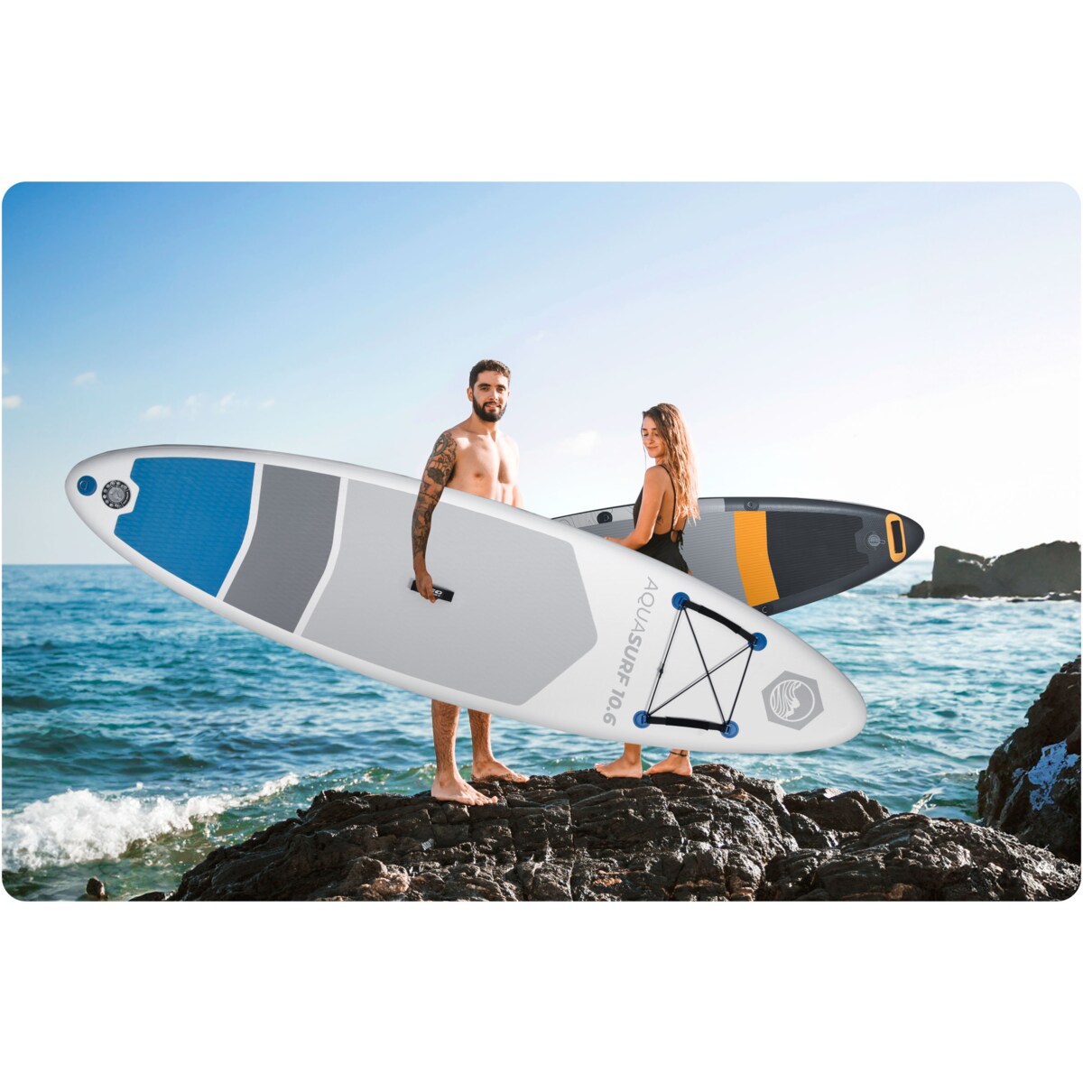 Deska SUP do pływania pompowana Paddle Aquasurf 320cm Neo-Sport
