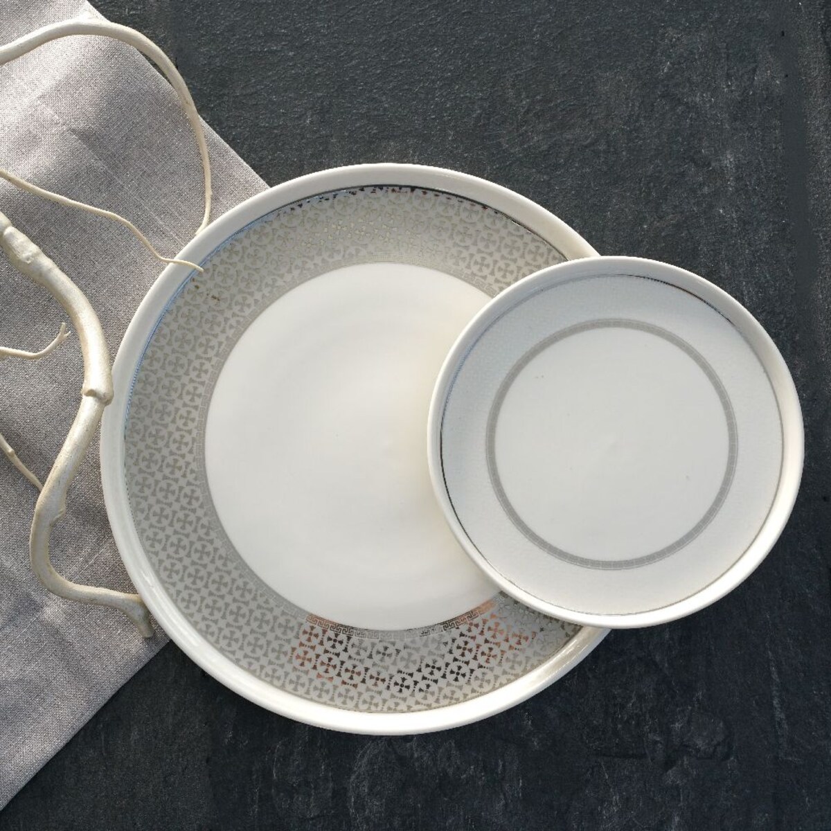 VILLA ITALIA Serwis obiadowy porcelanowy na 6 osób SHIRO