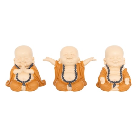 Komplet trzech figurek Mały Buddha