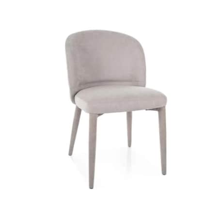 Krzesło tapicerowane TINO WIND jasnoszary