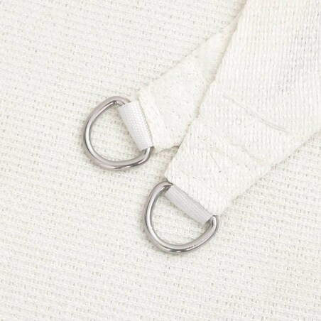 vidaXL Żagiel przeciwsłoneczny, 160 g/m², biały, 5x6x6 m, HDPE