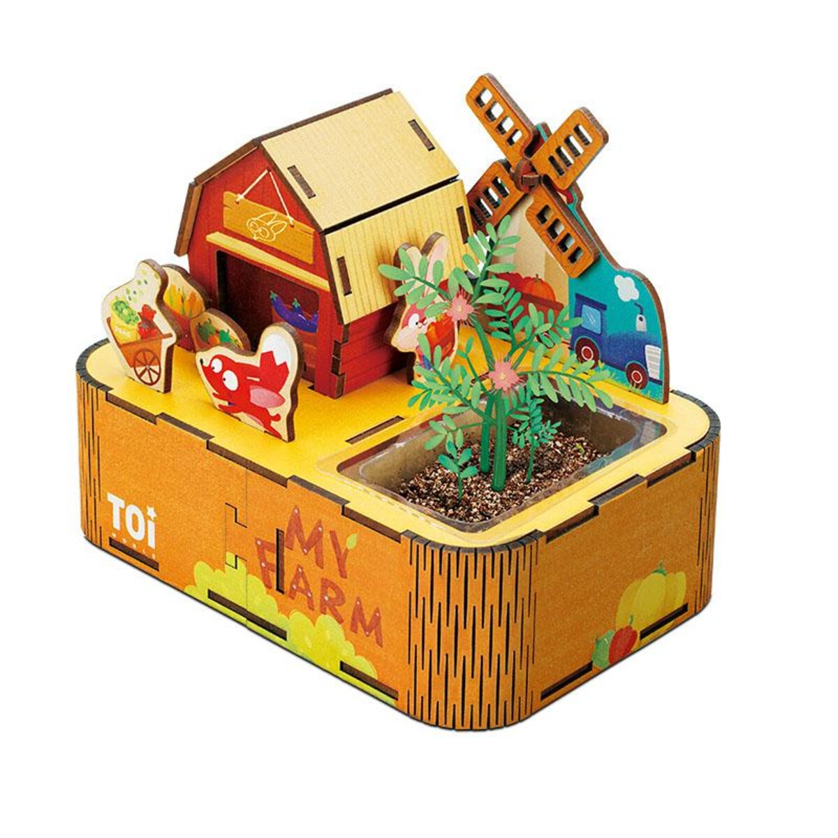Domek DIY z ogródkiem Puzzle 3D - Ogródek Freddy