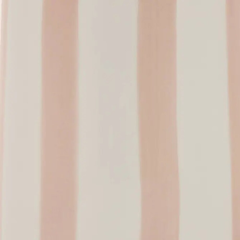 Dozownik ceramiczny w paski biało-pudrowe, 400 ml, Strio