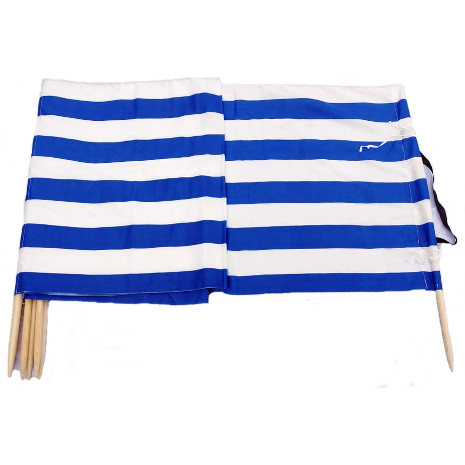 Parawan Plażowy Zasłona 10 M Na Plażę Składany Letni W Paski