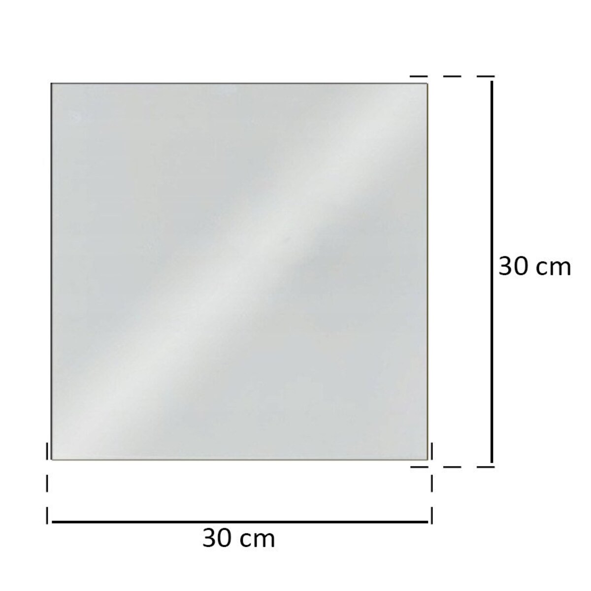 Komplet 4 luster ozdobnych, 30 x 30 cm