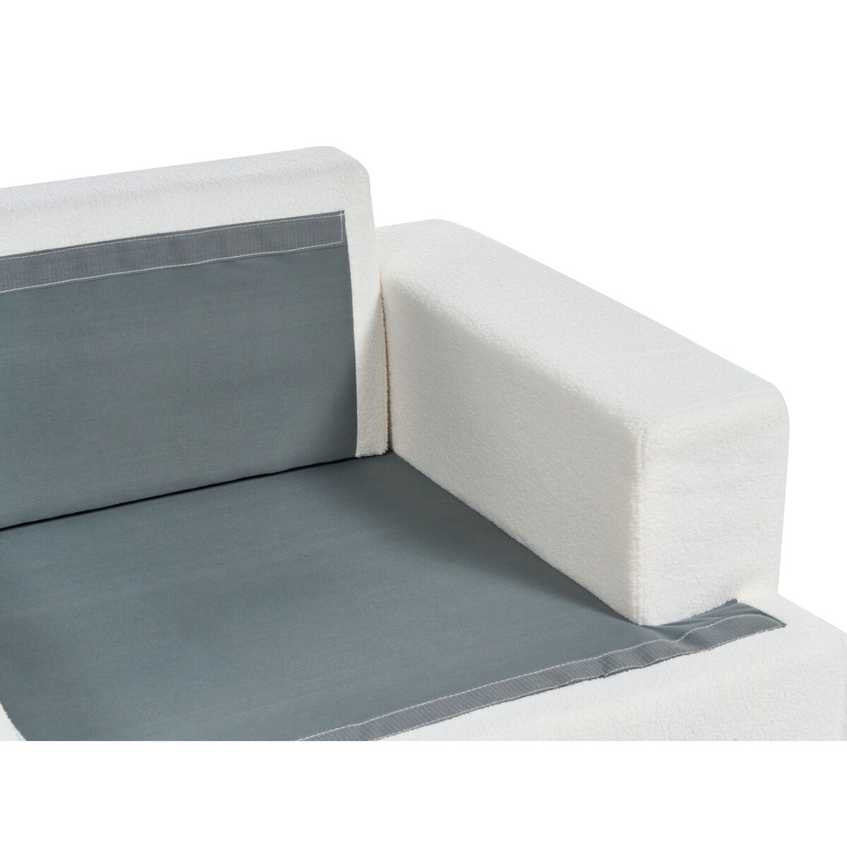 Sofa 3-osobowa boucle biała ALLA