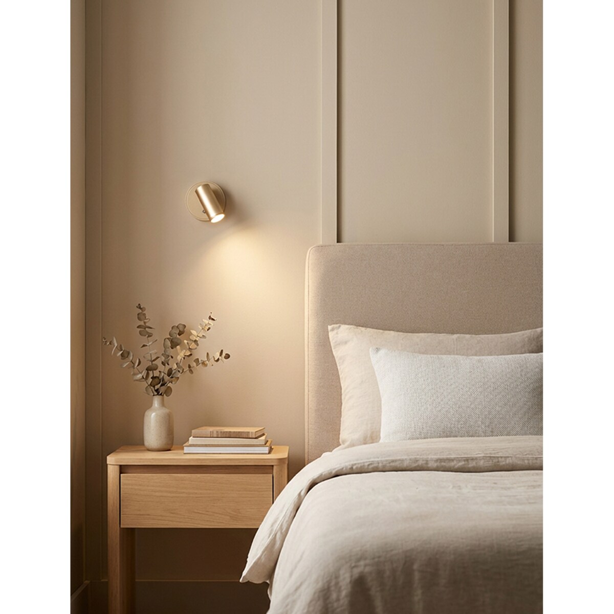 Lampa ścienna SHP PICKET LED złota 3 barwy światła