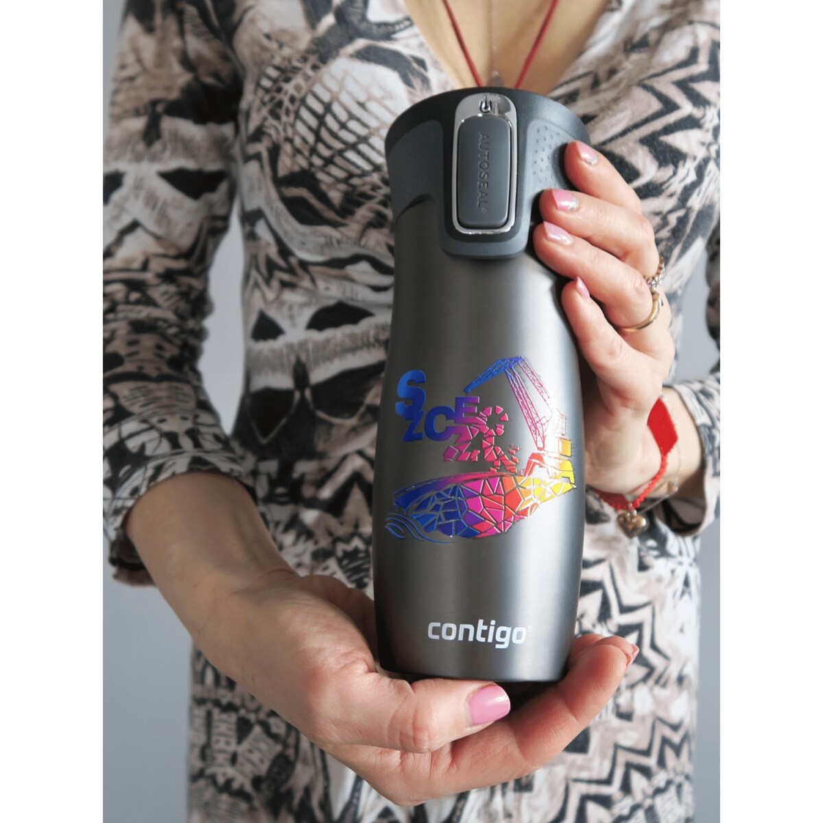 Kubek termiczny Contigo West Loop 2.0 470 ml - Szczecin - grafitowy