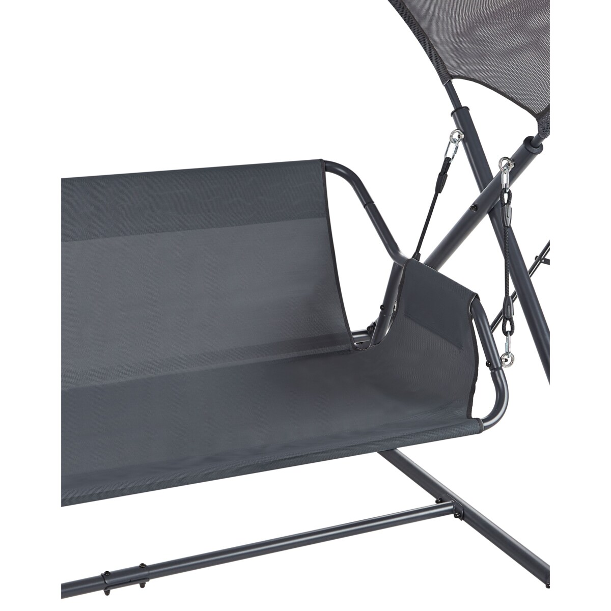 Huśtawka ogrodowa SOLAGNA Metal Ciemnoszary