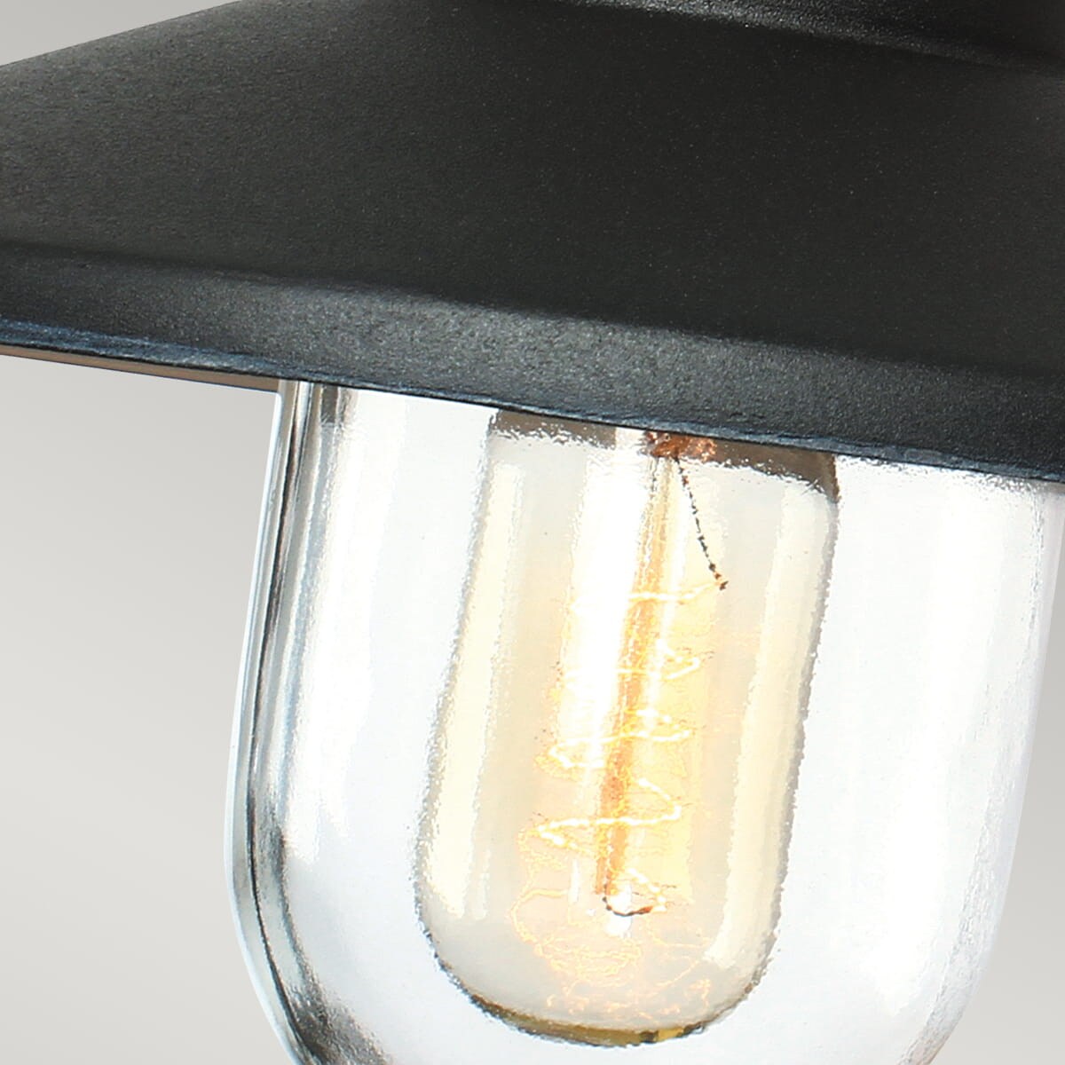 Kinkiet loftowy KLAMPENBORG-BK Elstead elewacyjny czarny