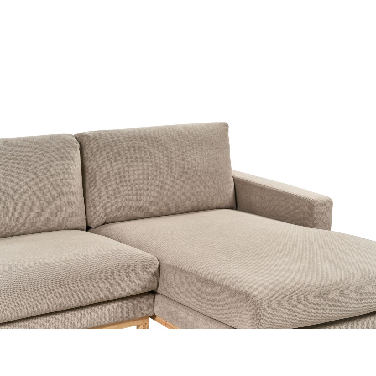 Narożnik dla 4 osób SIGGARD Beżowoszary Lewostronny