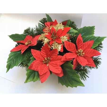 GWIAZDA betlejemska świąteczna czerwona na stroiki dekoracja choinki święta