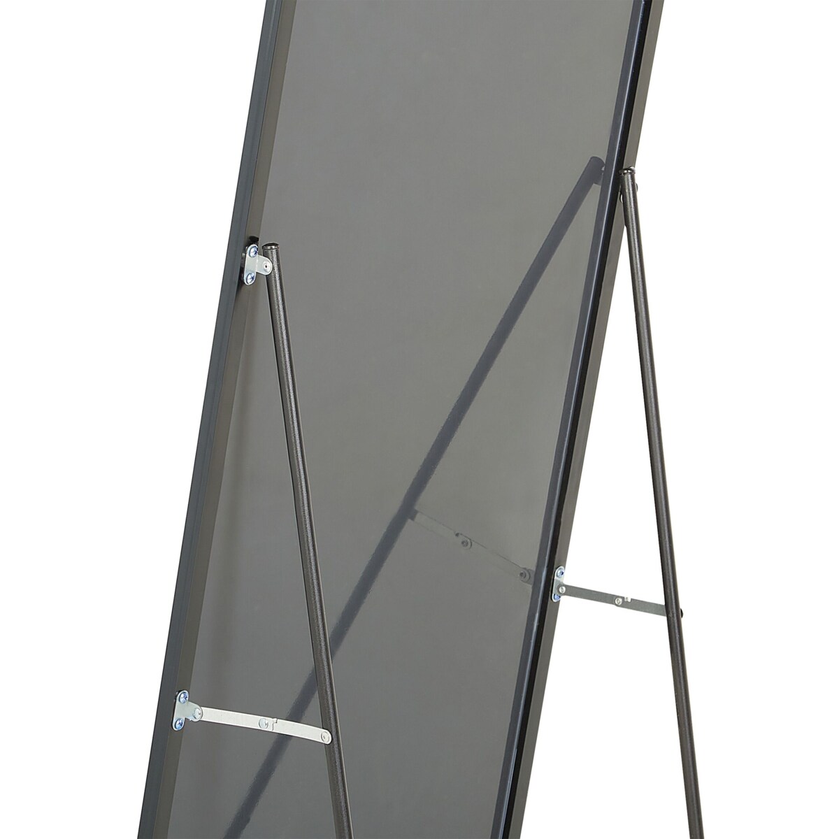 Lustro stojące 50 x 156 cm czarne BEAUVAIS