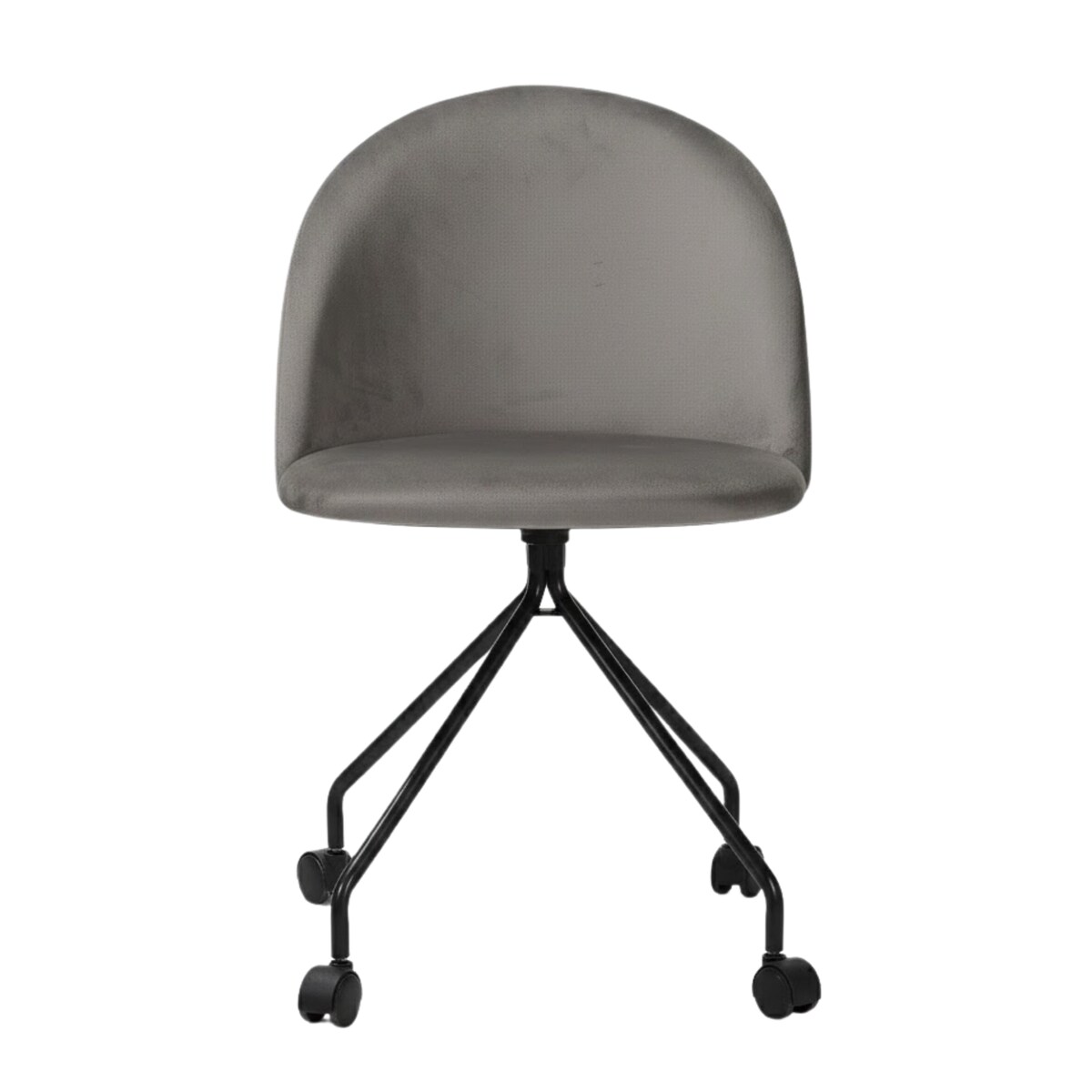 Fotel biurowy krzesło obrotowe do biurka ucznia gabinetu regulowane szare