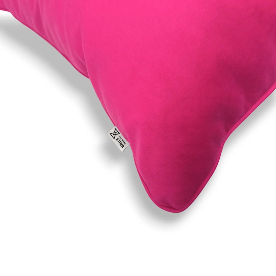 Różowa poduszka ozdobna 45x45 cm Darsi - fuksja